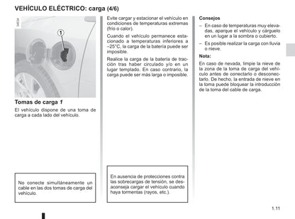 2011-2015 Renault Fluence Z.E. Manuel du propriétaire | Espagnol