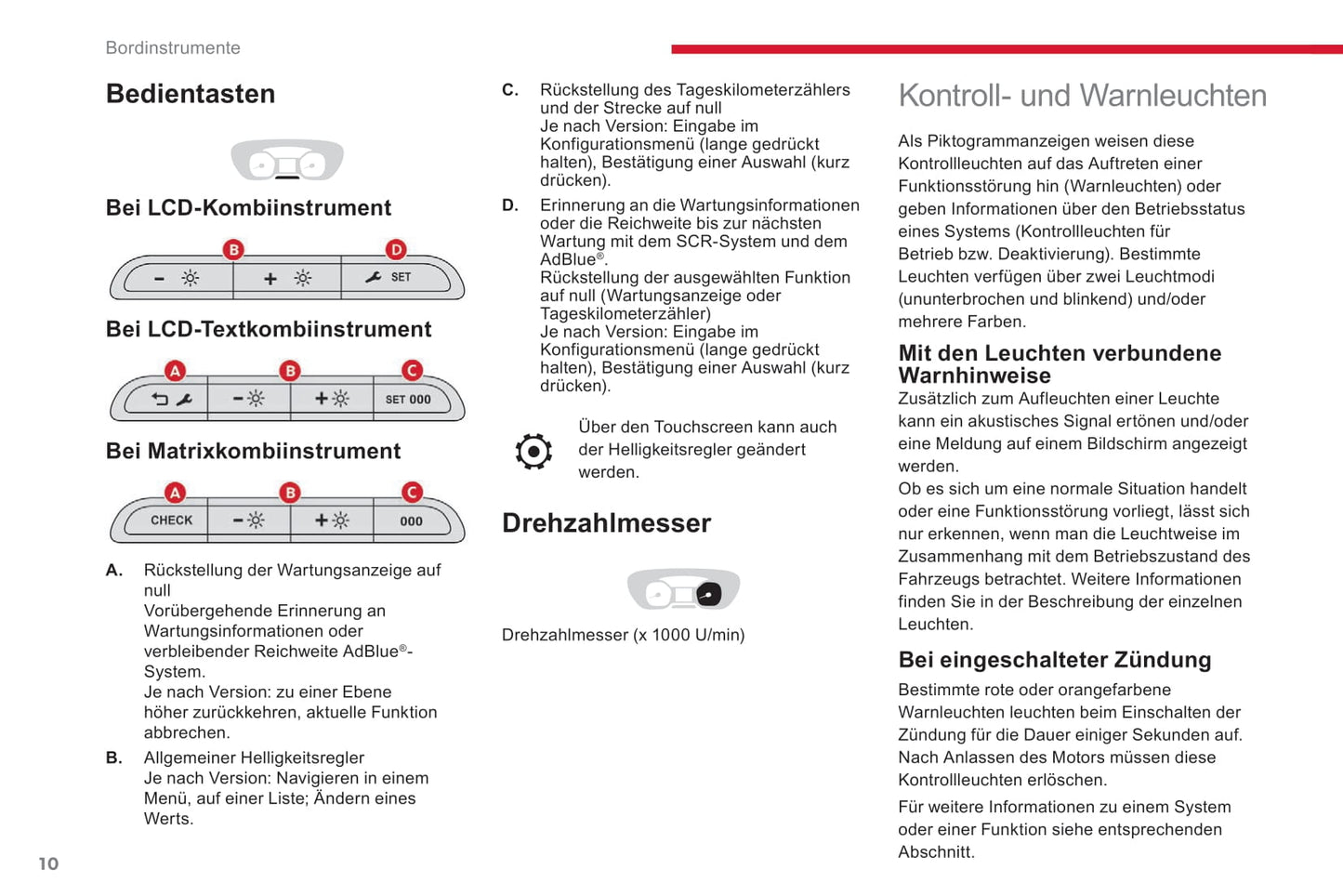 2018-2020 Citroën Jumpy/Dispatch/SpaceTourer Bedienungsanleitung | Deutsch