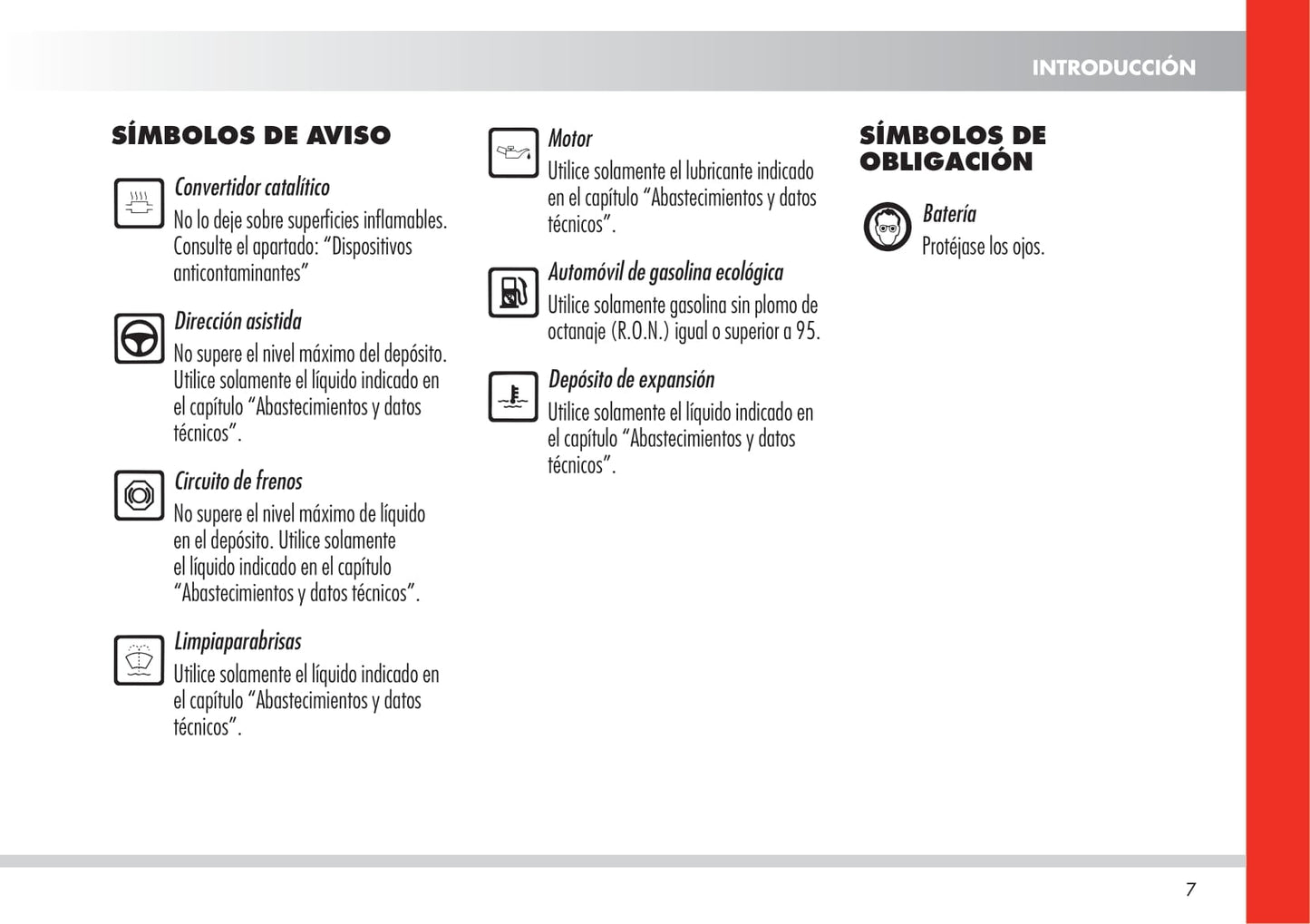 2010 Alfa Romeo 8C Spider Owner's Manual | Spanish