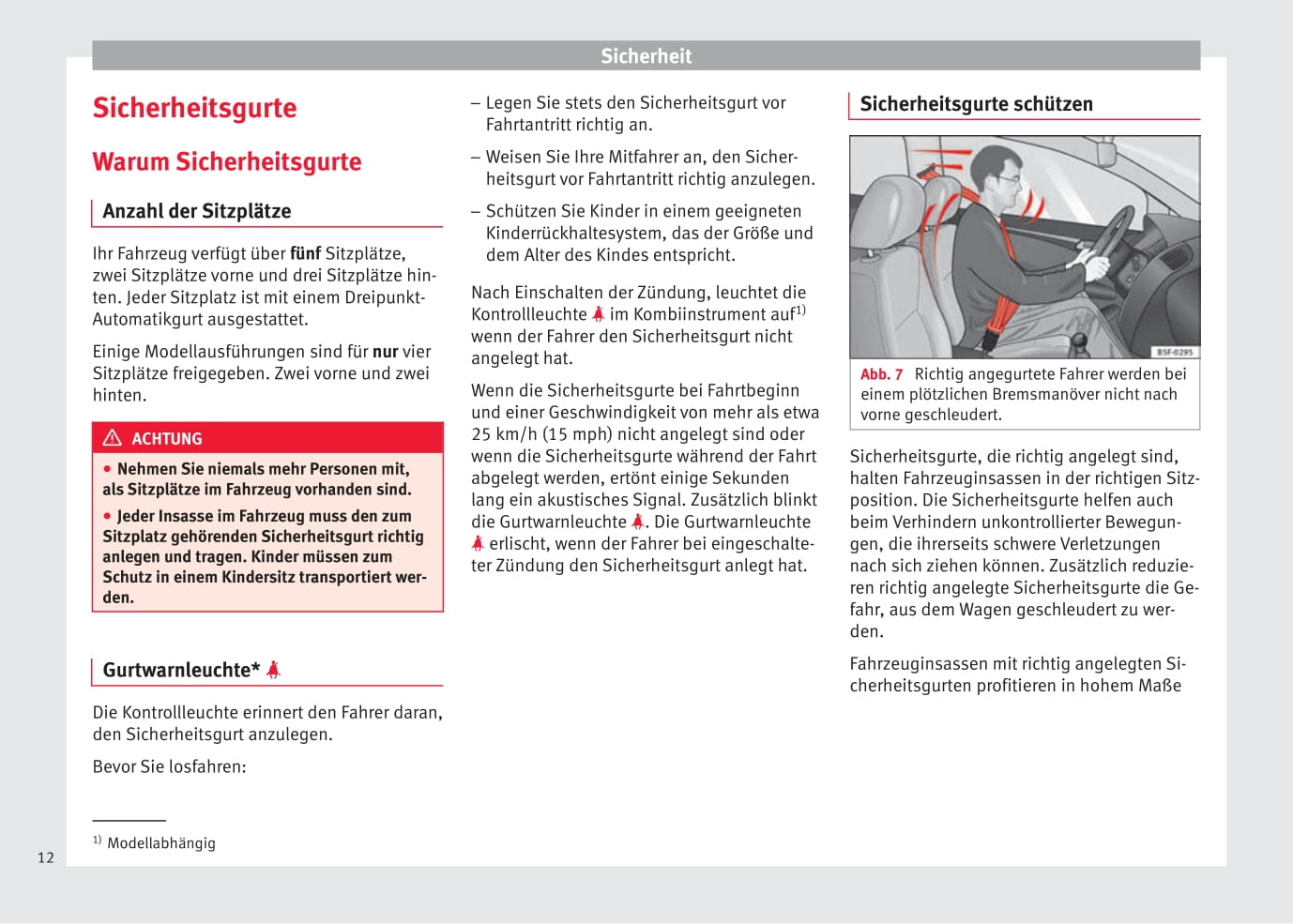 2009-2015 Seat Altea XL Bedienungsanleitung | Deutsch