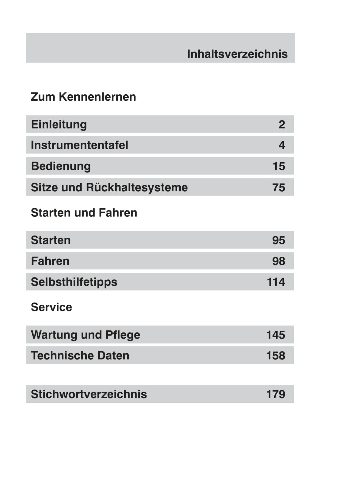 1999-2005 Ford Focus Owner's Manual | German