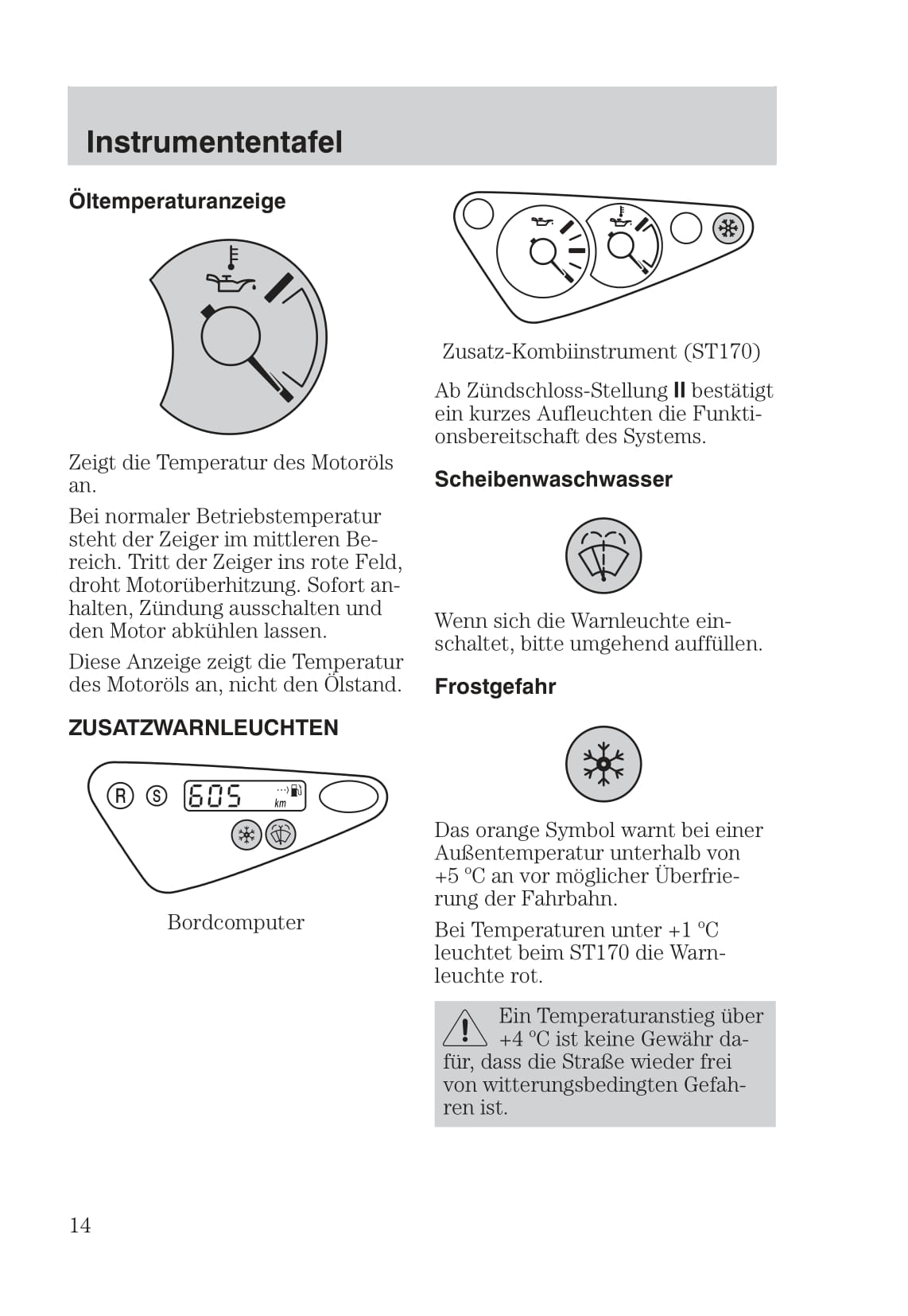 1999-2005 Ford Focus Owner's Manual | German