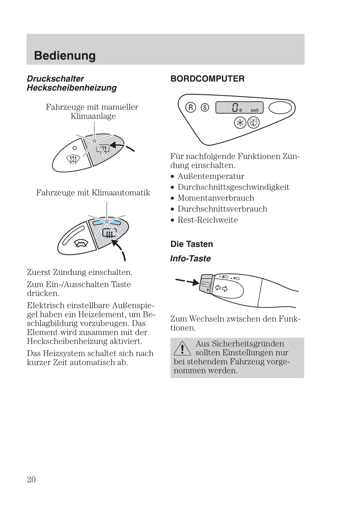 1999-2005 Ford Focus Owner's Manual | German