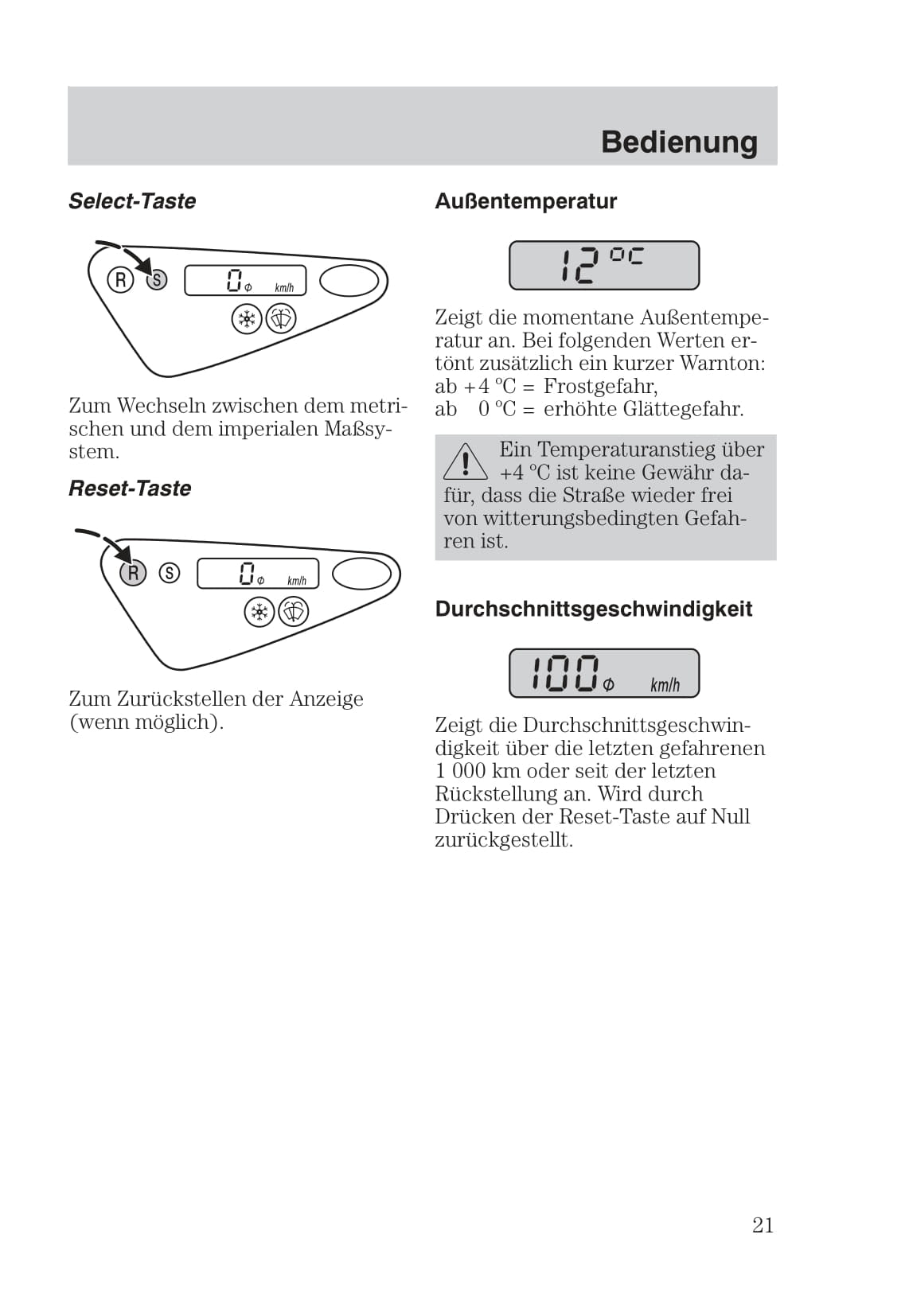 1999-2005 Ford Focus Owner's Manual | German