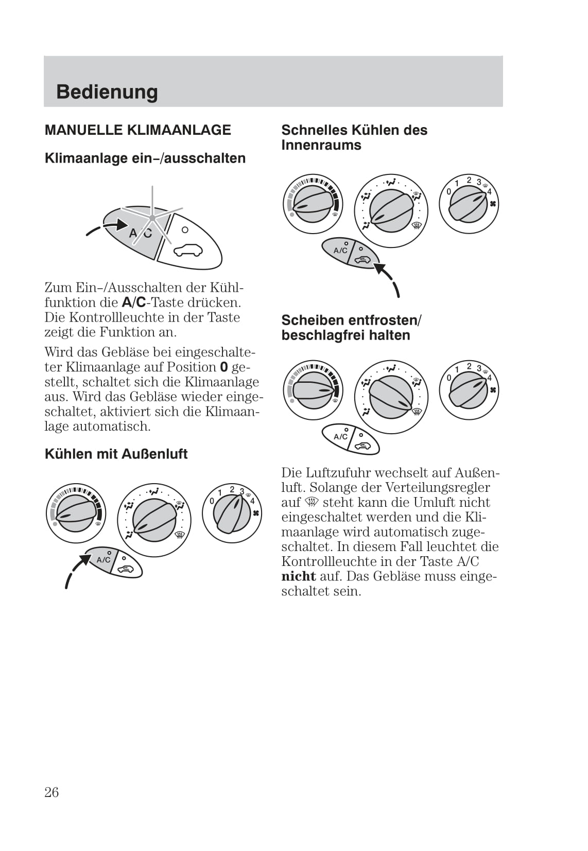 1999-2005 Ford Focus Owner's Manual | German