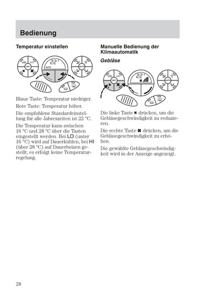 1999-2005 Ford Focus Owner's Manual | German