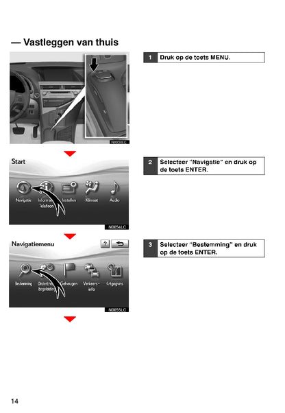 Lexus RX 450H/350 Navigatiesysteem Handleiding 2009