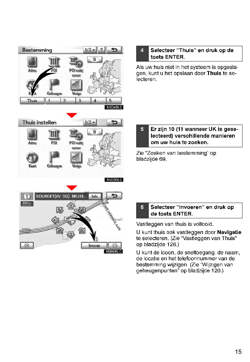 Lexus RX 450H/350 Navigatiesysteem Handleiding 2009