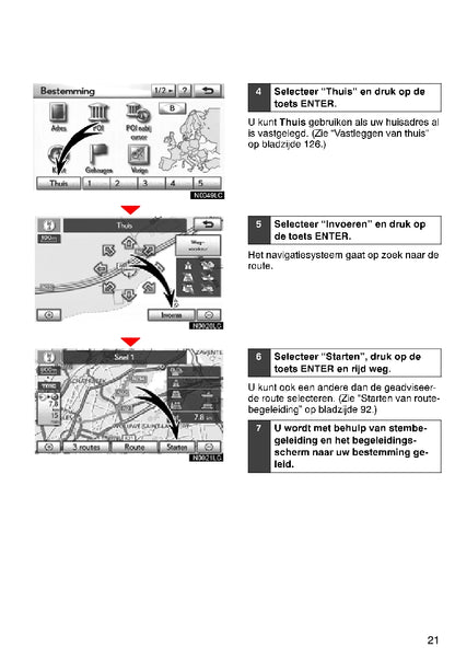 Lexus RX 450H/350 Navigatiesysteem Handleiding 2009