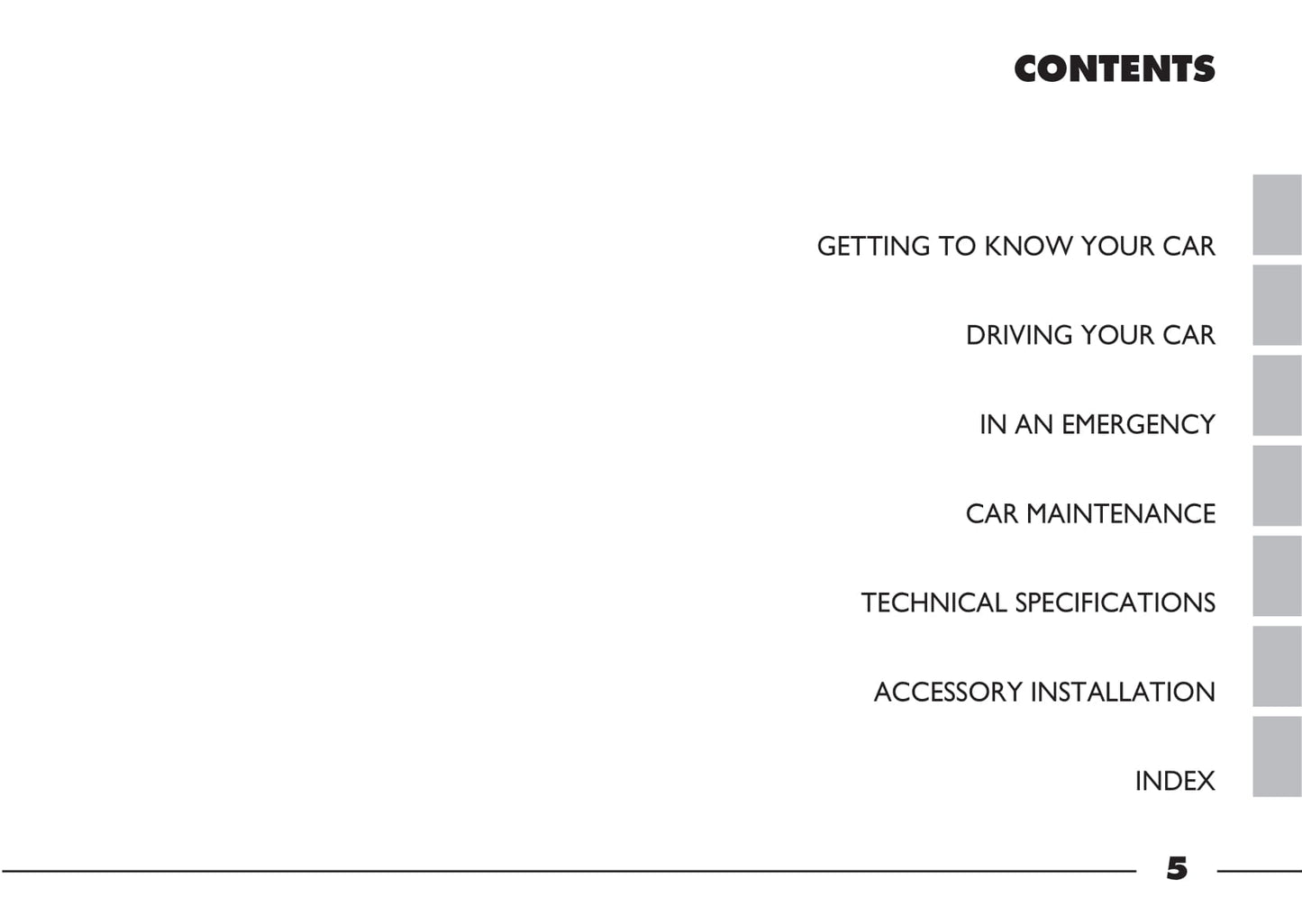 2003-2004 Fiat Barchetta Bedienungsanleitung | Englisch