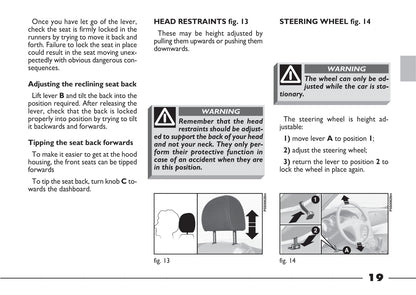 2003-2004 Fiat Barchetta Bedienungsanleitung | Englisch