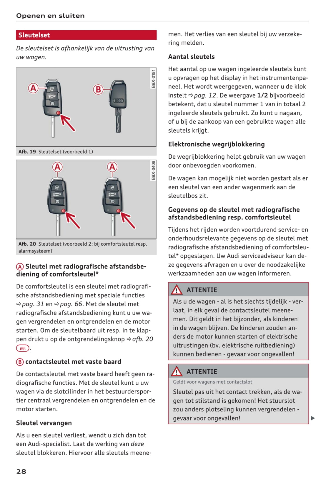 2015-2018 Audi A1/A1 Sportback/S1/S1 Sportback Owner's Manual | Dutch