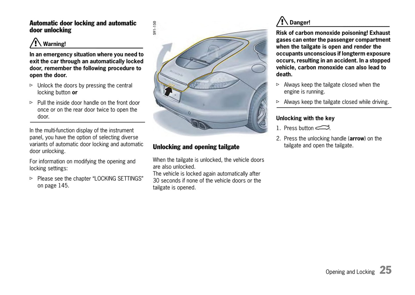 2009-2013 Porsche Panamera Manuel du propriétaire | Anglais