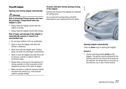 2009-2013 Porsche Panamera Manuel du propriétaire | Anglais