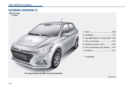 2020-2021 Hyundai i20 Bedienungsanleitung | Englisch