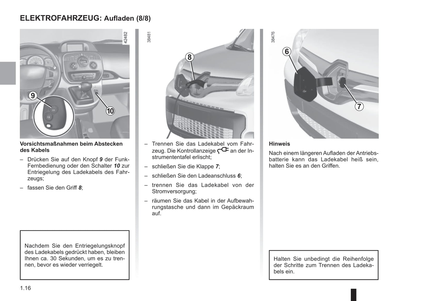 2013-2016 Renault Kangoo Manuel du propriétaire | Allemand