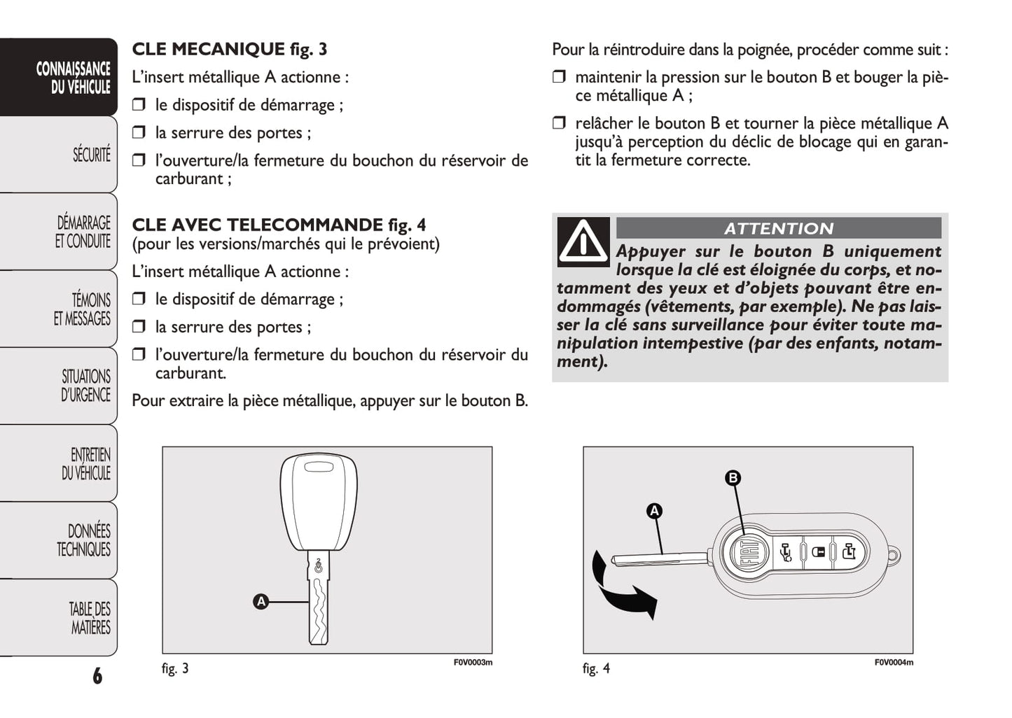 2012-2013 Fiat Doblò Bedienungsanleitung | Französisch