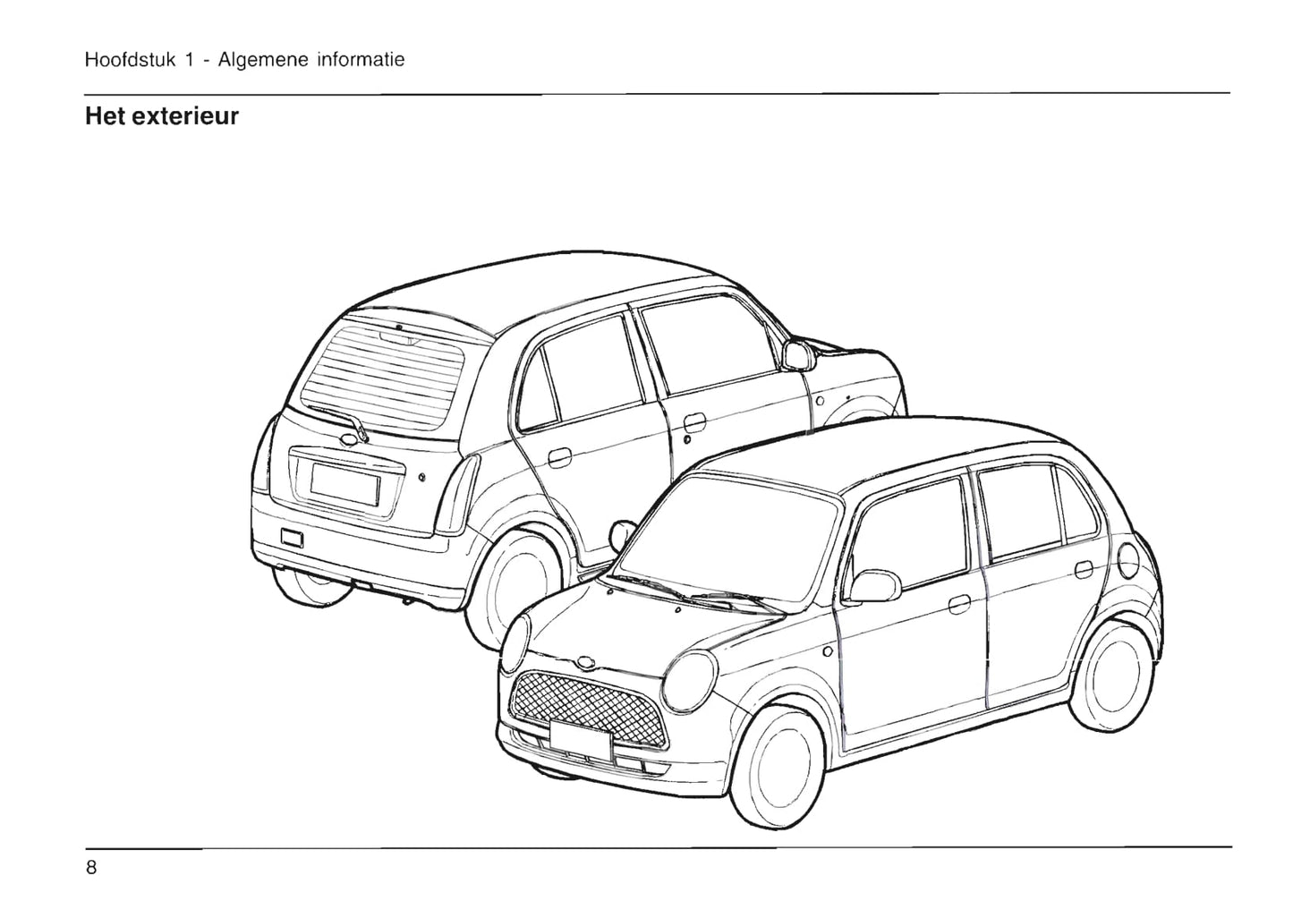 2004-2009 Daihatsu Trevis Manuel du propriétaire | Néerlandais