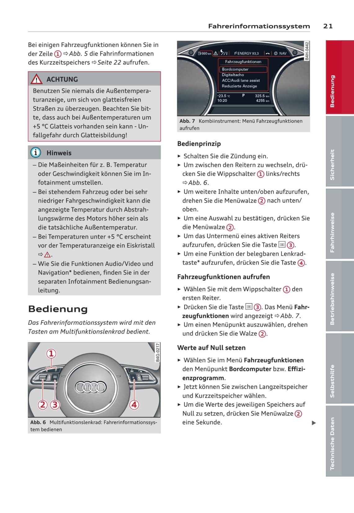 2012-2014 Audi A6/S6 Bedienungsanleitung | Deutsch