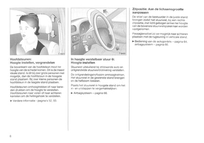 1998-2004 Opel Frontera Owner's Manual | Dutch