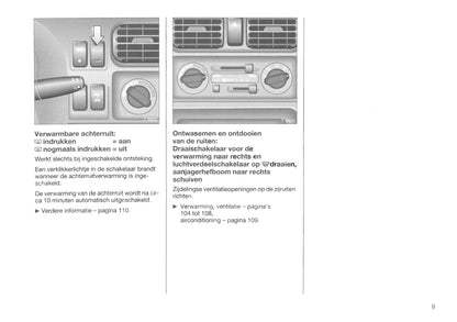 1998-2004 Opel Frontera Owner's Manual | Dutch