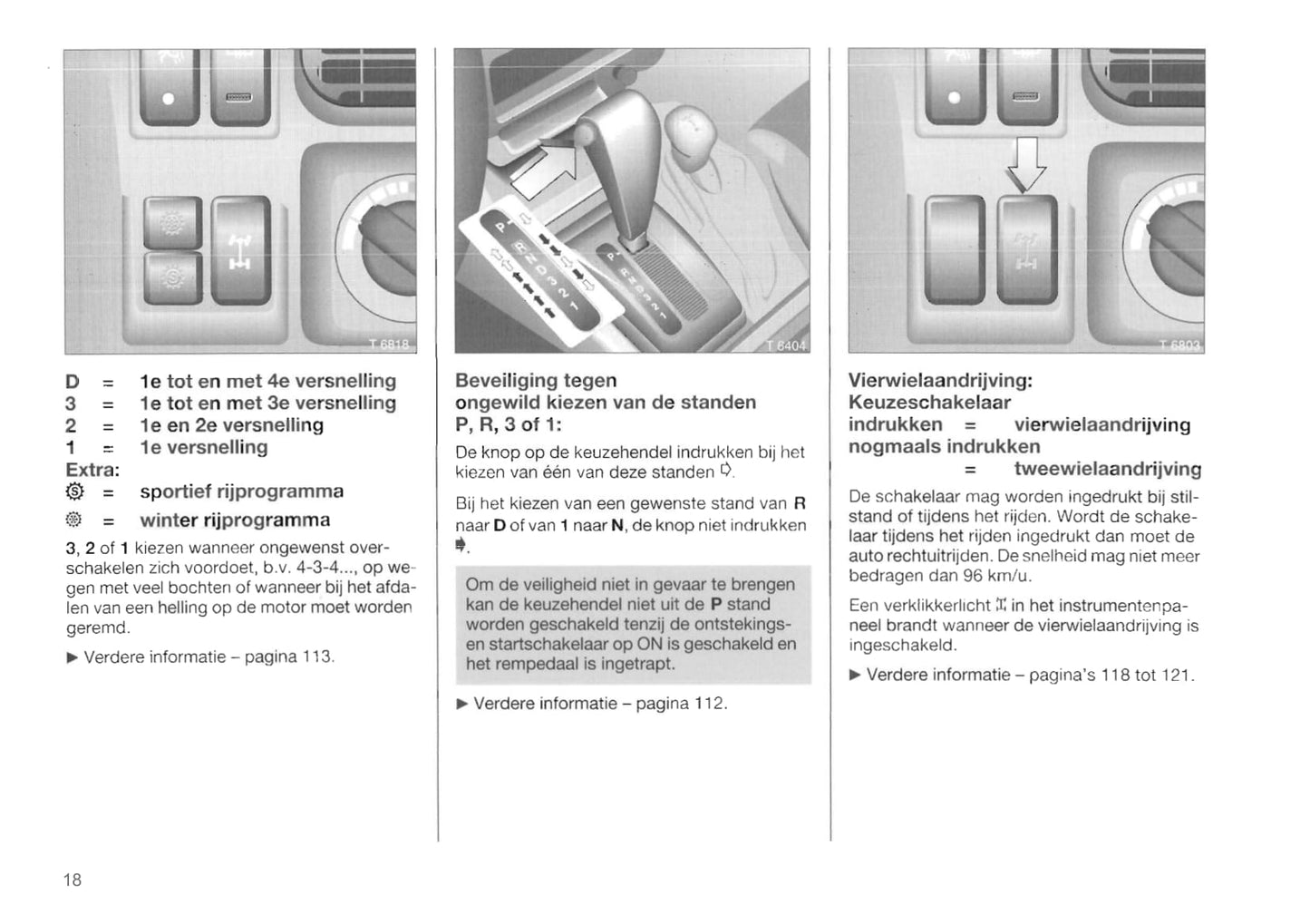 1998-2004 Opel Frontera Owner's Manual | Dutch