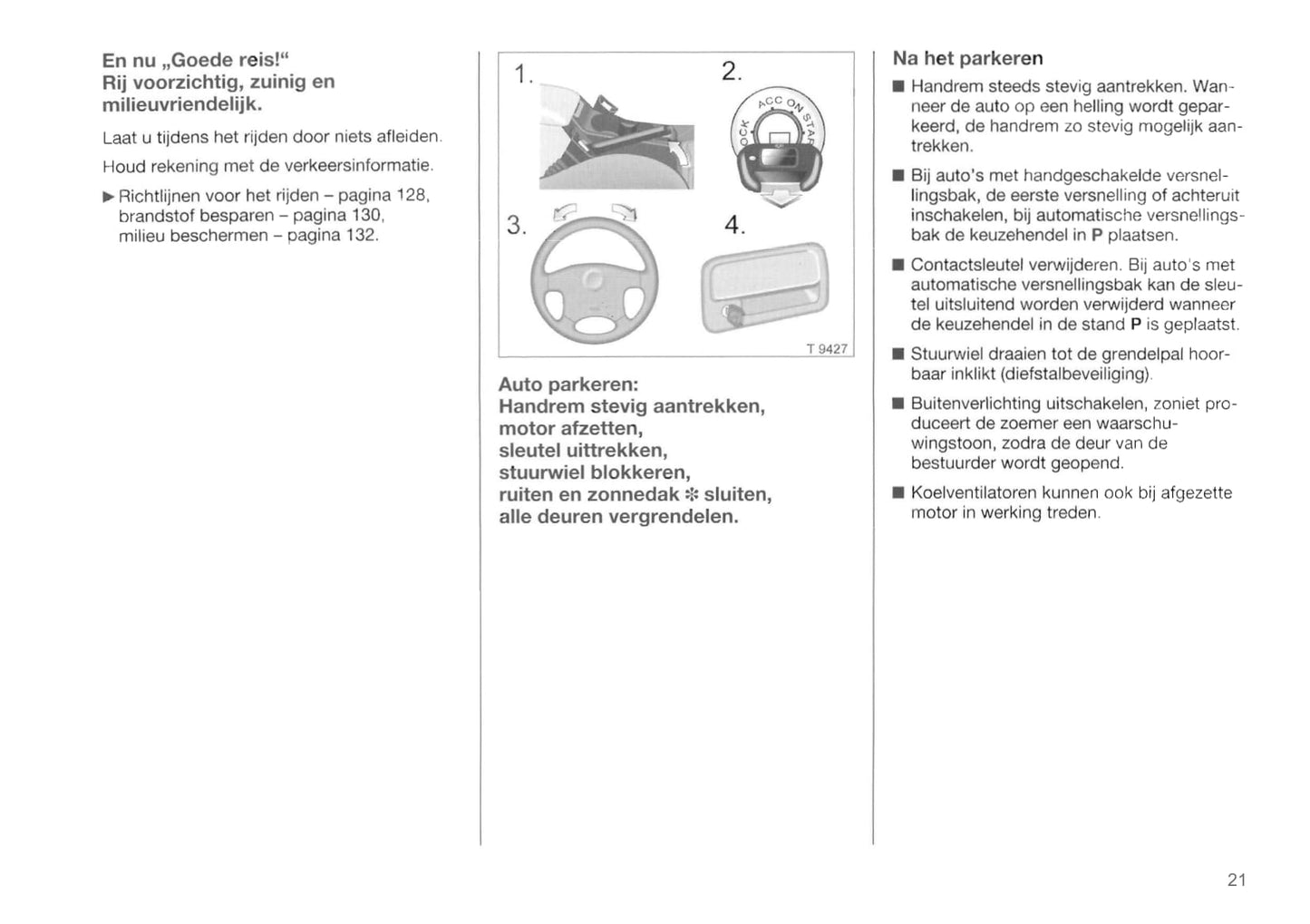 1998-2004 Opel Frontera Owner's Manual | Dutch