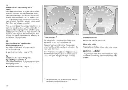 1998-2004 Opel Frontera Owner's Manual | Dutch