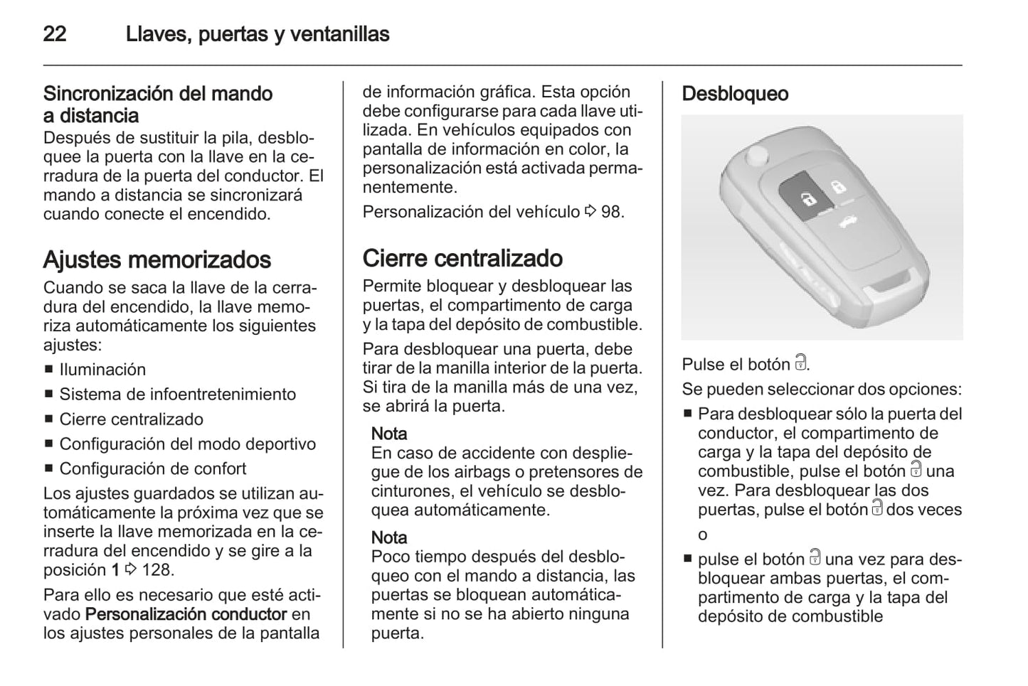 2012 Opel Astra GTC Owner's Manual | Spanish