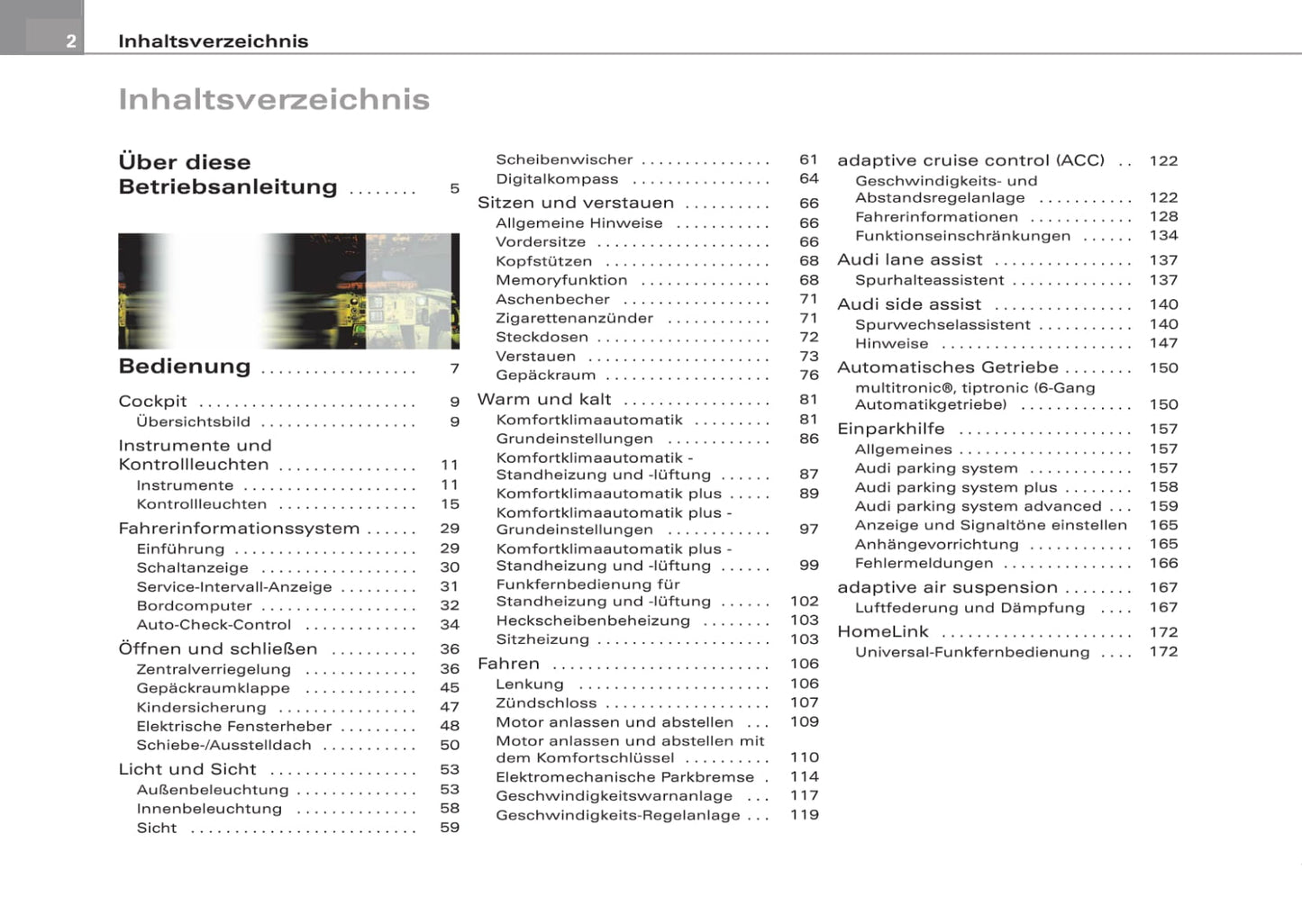 2008-2011 Audi A6 Gebruikershandleiding | Duits