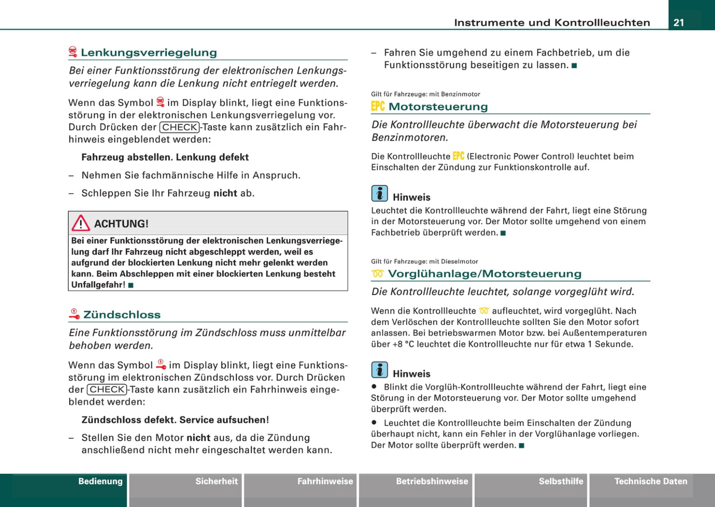 2008-2011 Audi A6 Gebruikershandleiding | Duits