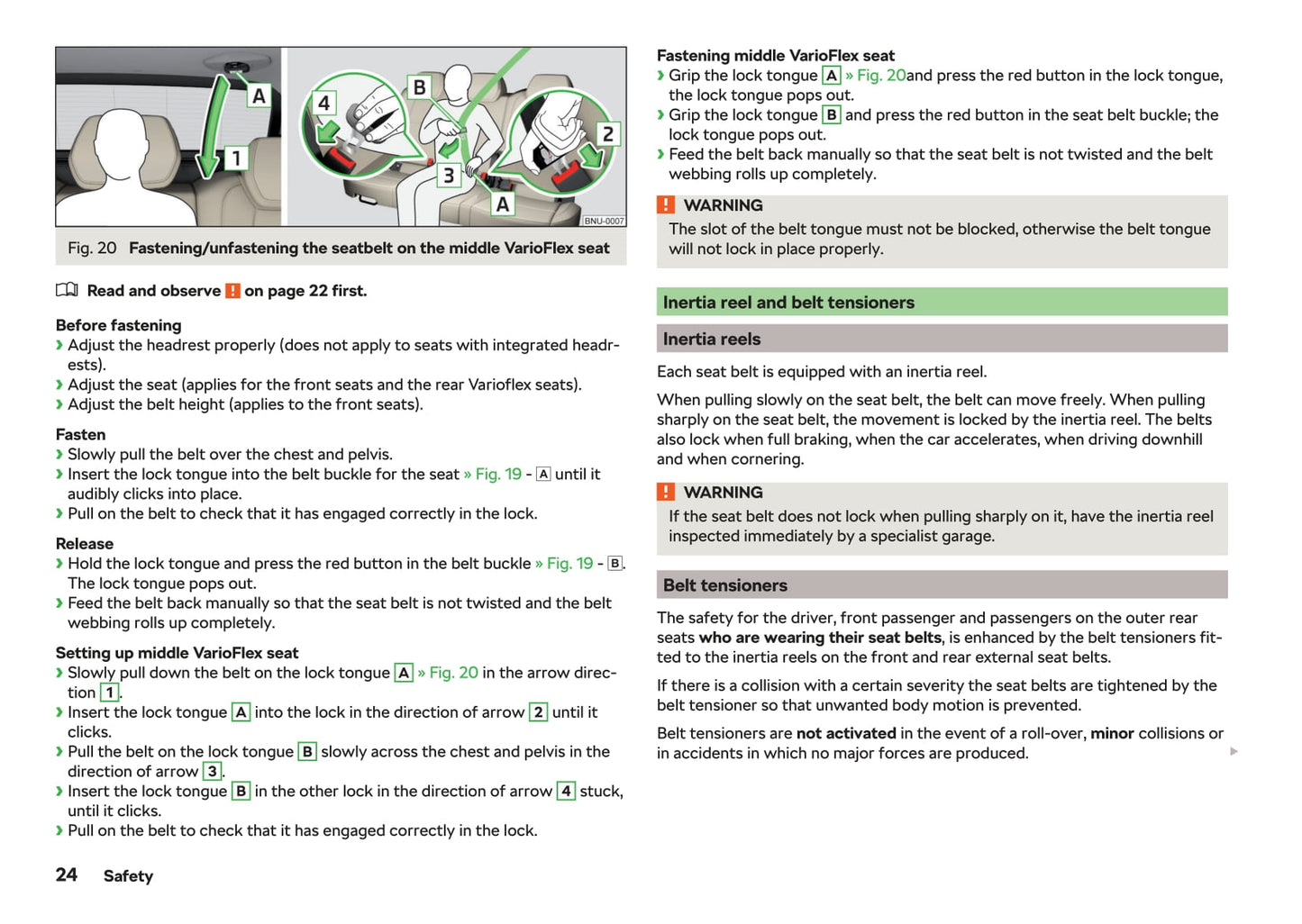 2018-2019 Skoda Karoq Owner's Manual | English