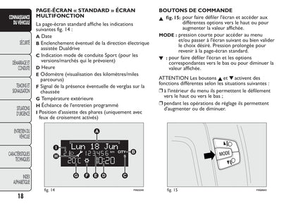 2014-2015 Fiat Bravo Gebruikershandleiding | Frans