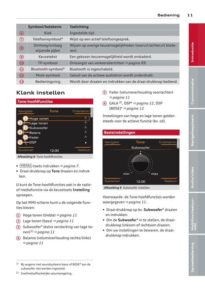 Audi MMI Handleiding 2013