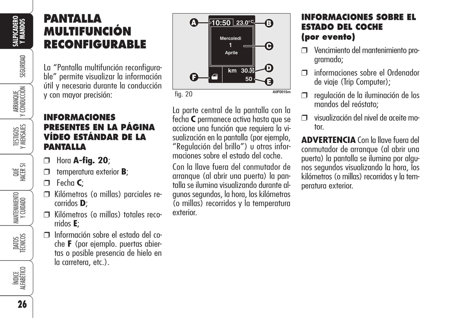 2006-2008 Alfa Romeo Brera Manuel du propriétaire | Espagnol