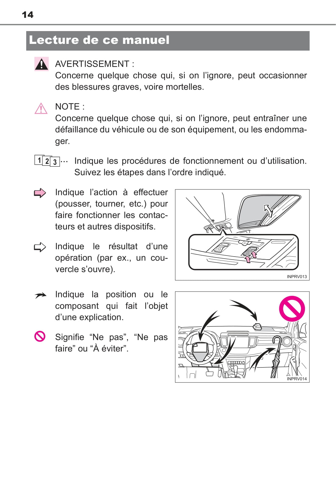 2016-2019 Toyota RAV4 Manuel du propriétaire | Français