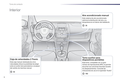 2012-2014 Peugeot 107 Gebruikershandleiding | Spaans