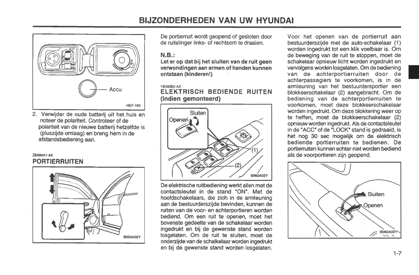 2001-2002 Hyundai Sonata Bedienungsanleitung | Niederländisch