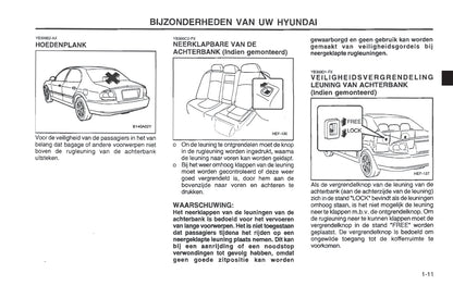 2001-2002 Hyundai Sonata Bedienungsanleitung | Niederländisch