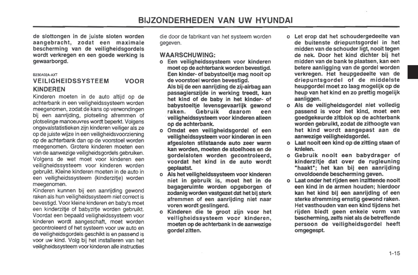 2001-2002 Hyundai Sonata Bedienungsanleitung | Niederländisch