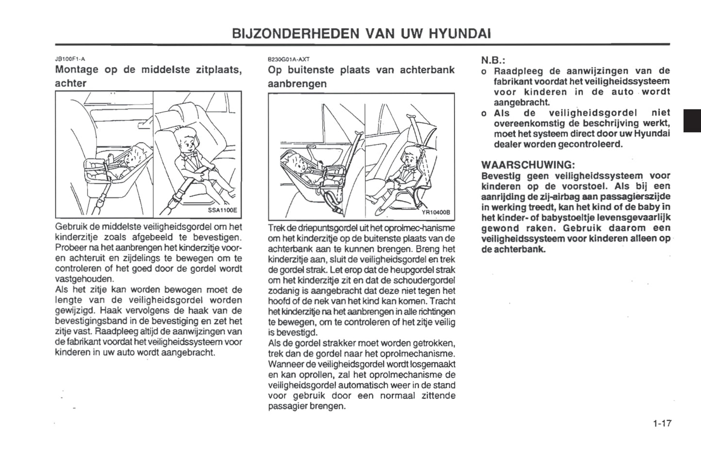 2001-2002 Hyundai Sonata Bedienungsanleitung | Niederländisch