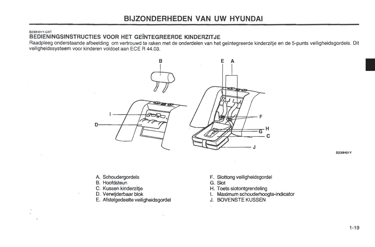 2001-2002 Hyundai Sonata Bedienungsanleitung | Niederländisch