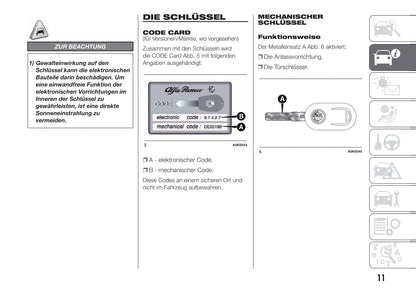 2012-2014 Alfa Romeo Giulietta Owner's Manual | German