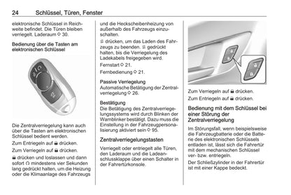 2017-2018 Opel Ampera-e Manuel du propriétaire | Allemand