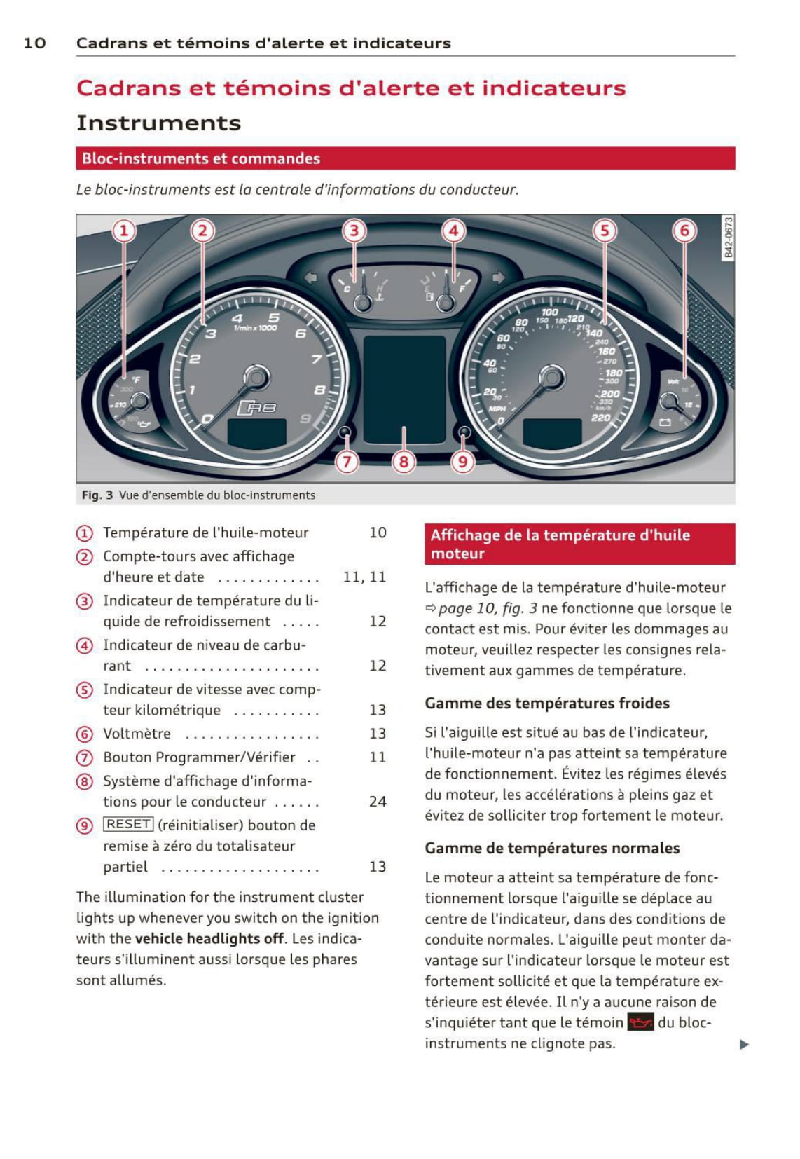 2012-2015 Audi R8 Gebruikershandleiding | Frans