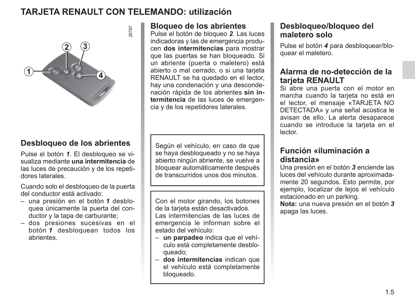 2016-2019 Renault Clio Manuel du propriétaire | Espagnol