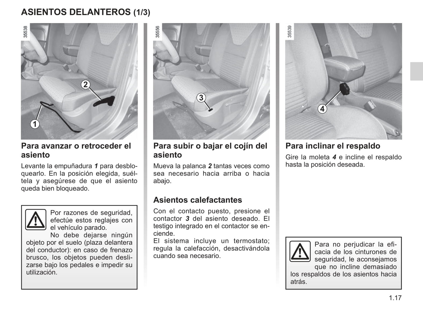 2016-2019 Renault Clio Manuel du propriétaire | Espagnol