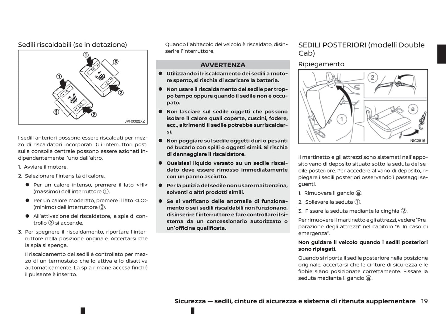 2016-2020 Renault Alaskan Manuel du propriétaire | Italien