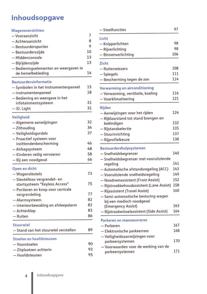 2020-2023 Volkswagen ID.3 Bedienungsanleitung | Niederländisch