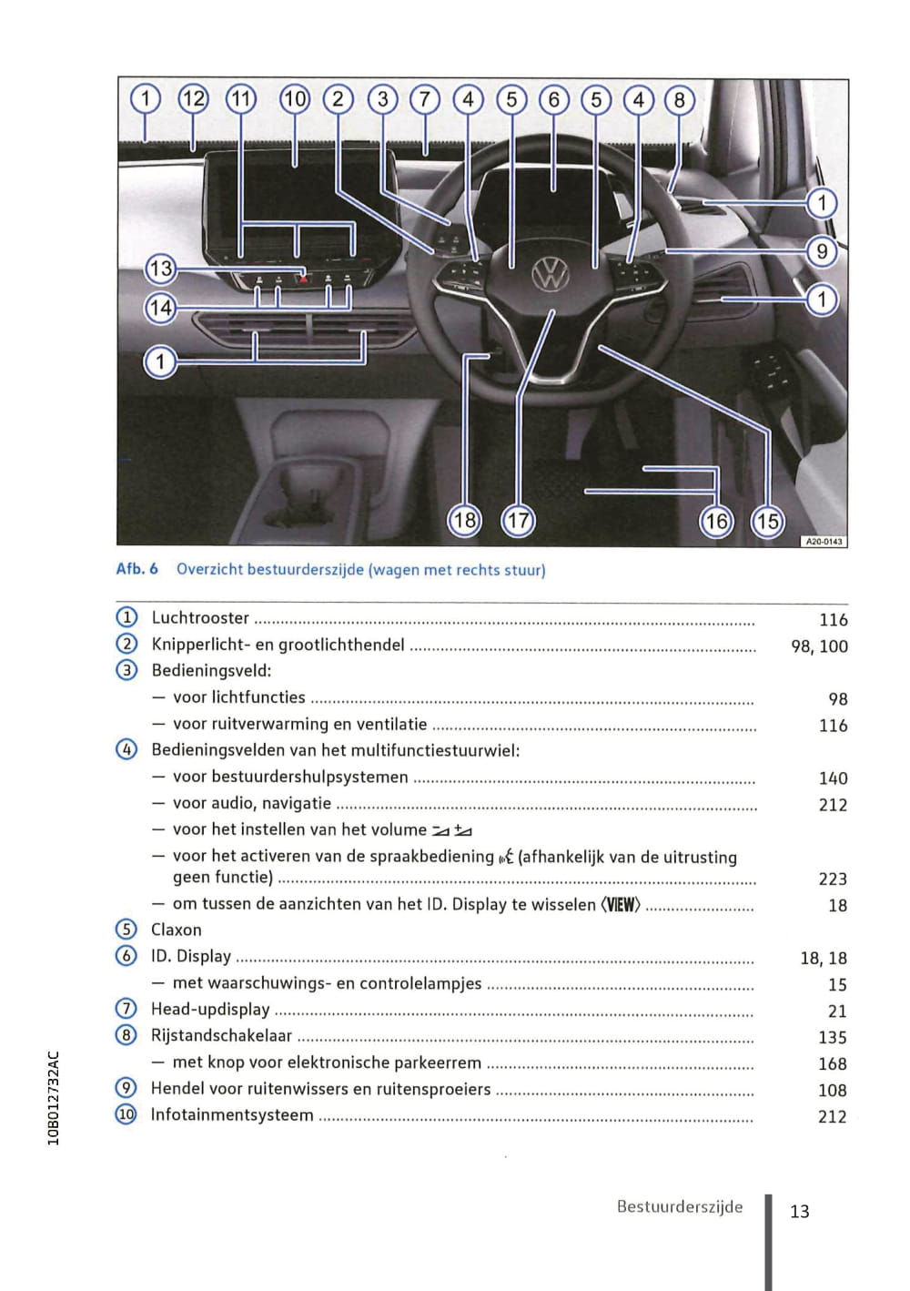 2020-2023 Volkswagen ID.3 Bedienungsanleitung | Niederländisch